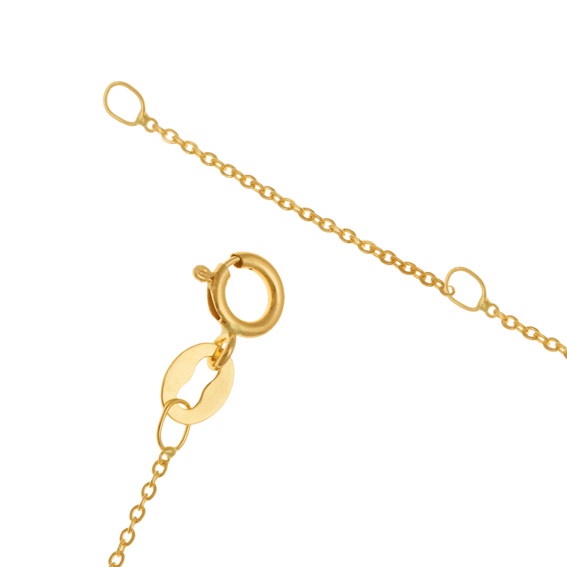 Chaîne en or jaune, maille forçat