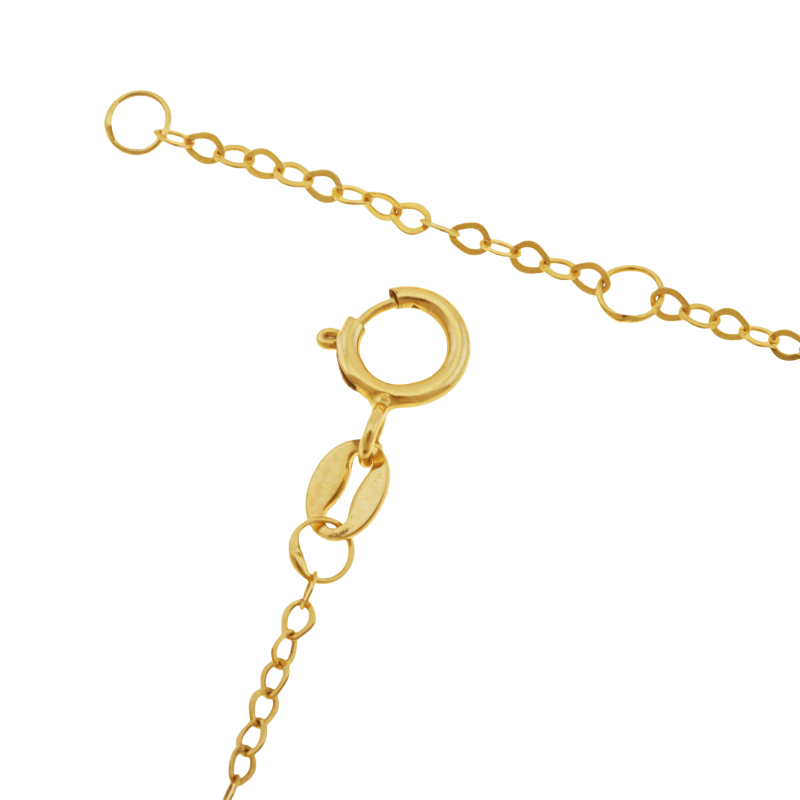 Collier en or jaune, love
