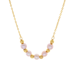 Collier en or jaune et perles de culture