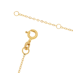 Collier en or jaune, arbre de vie