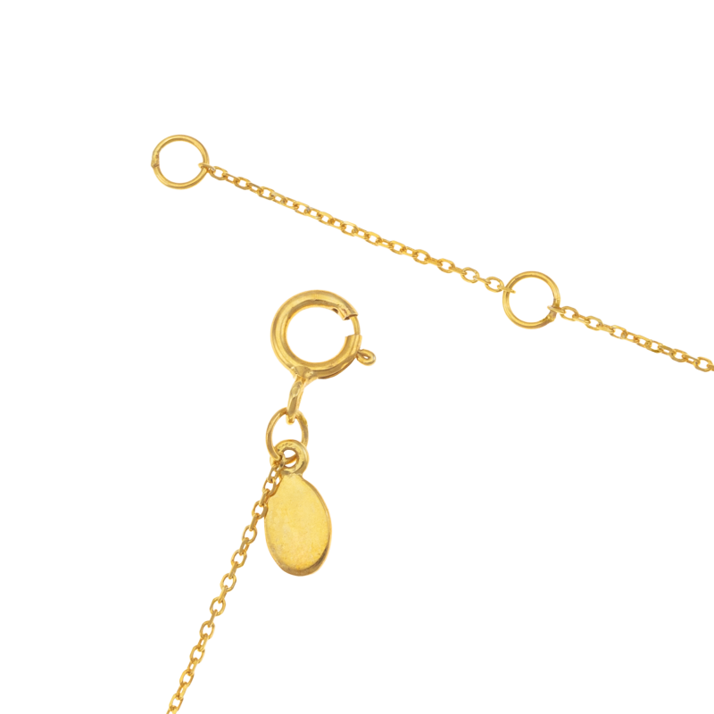 Collier en or jaune et rhodié, rubis et diamants