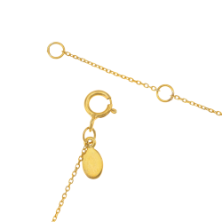 Collier en or jaune et rhodié, améthyste, péridot et diamants