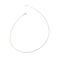 Chaîne en or jaune, maille torsadée dentelée