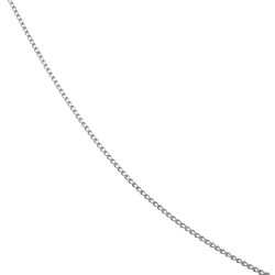 Chaîne en or gris, maille gourmette