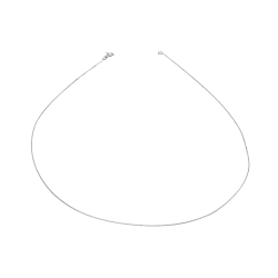 Chaîne en or gris, maille gourmette