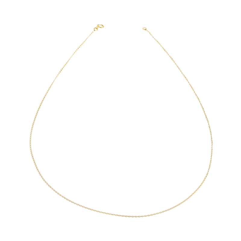 Chaîne en or jaune, maille cheval