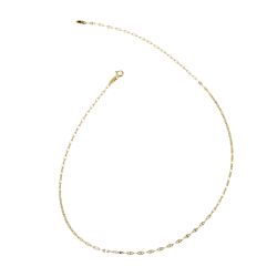 Chaîne en or jaune, maille marine