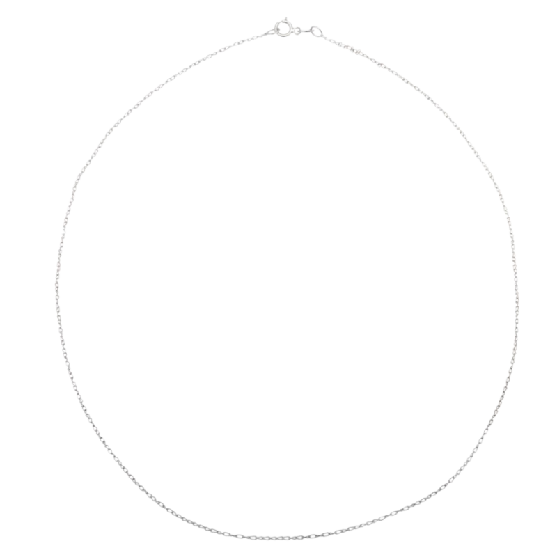 Chaîne en or gris, maille fantaisie