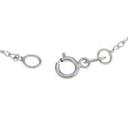 Chaîne en or gris, maille fantaisie