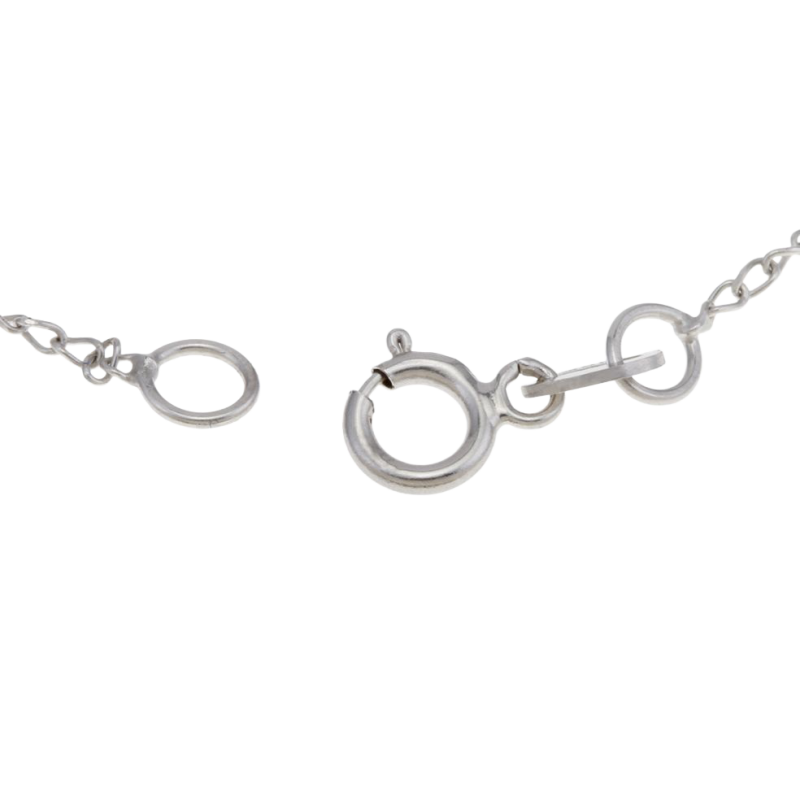 Chaîne en or gris, maille fantaisie