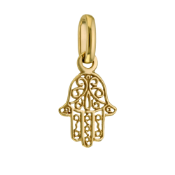 Pendentif en or jaune, main de fatma petit modèle
