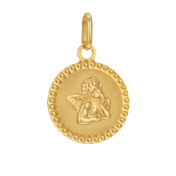 Médaille en or jaune, ange