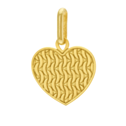 Pendentif en or jaune, coeur