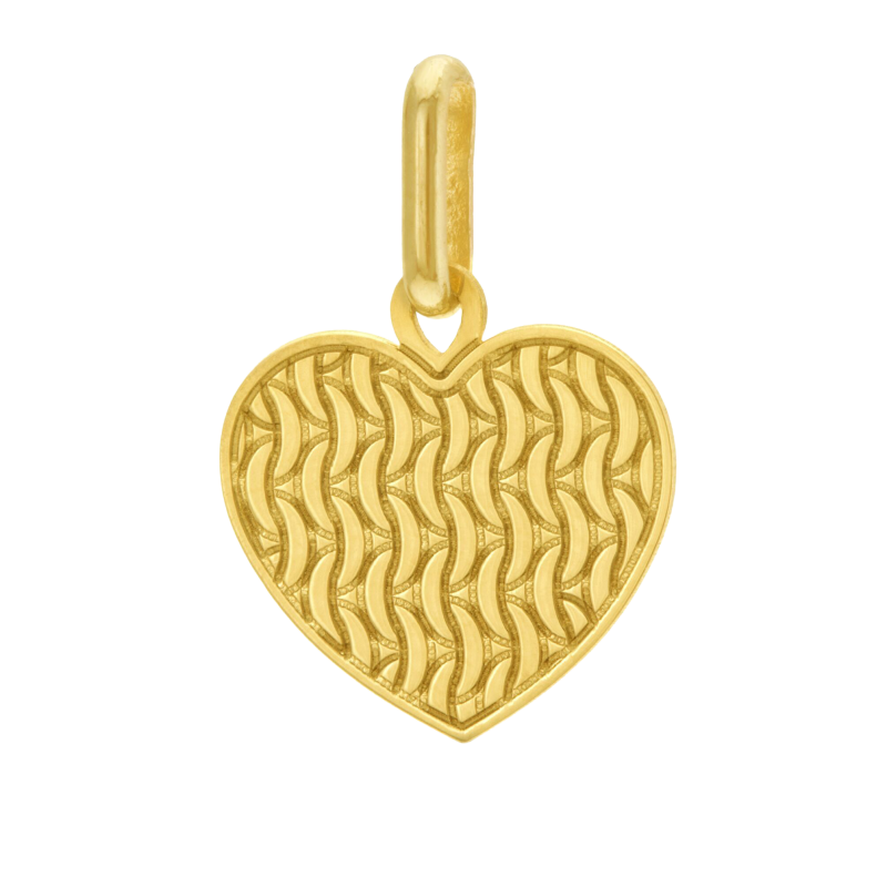 Pendentif en or jaune, coeur