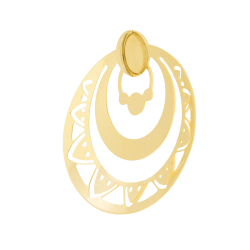 Pendentif en or jaune et laque 