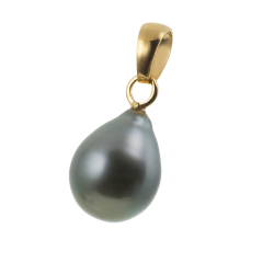 Pendentif en or jaune et perle de culture de Tahiti