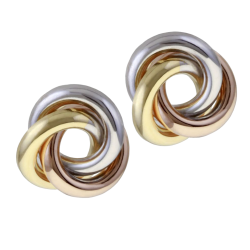 Boucles d'oreilles en 3 ors