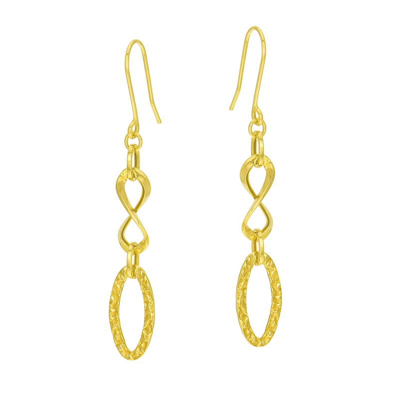 Boucles d'oreilles en or jaune