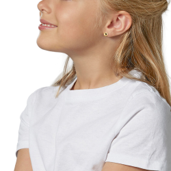 Boucles d'oreilles en or jaune 5 mm