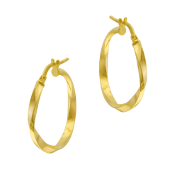 Créoles en or jaune