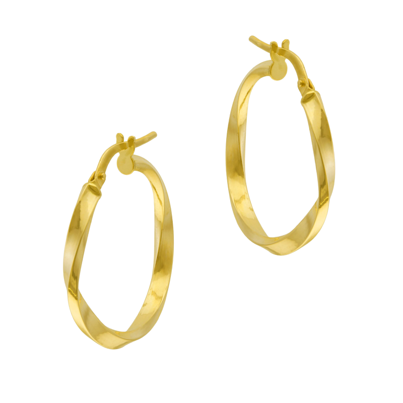 Créoles en or jaune
