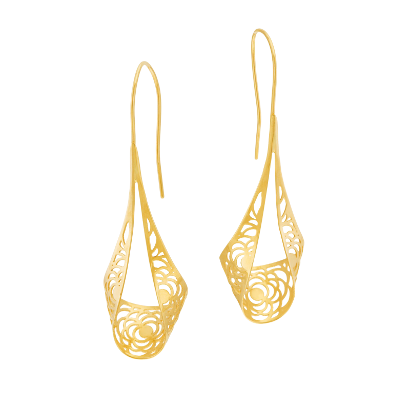 Boucles d'oreilles en or jaune