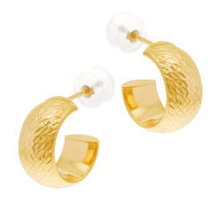 Créoles en or jaune