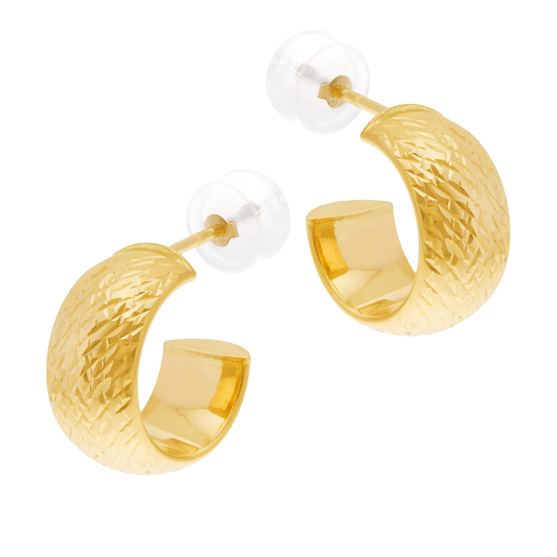 Créoles en or jaune