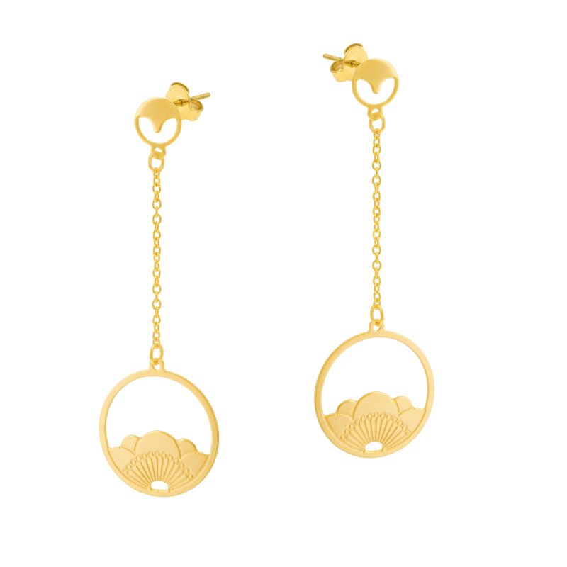 Boucles d'oreilles en or jaune