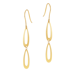Boucles d'oreilles en or jaune 