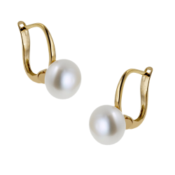 Boucles d'oreilles perle de culture  d'eau douce