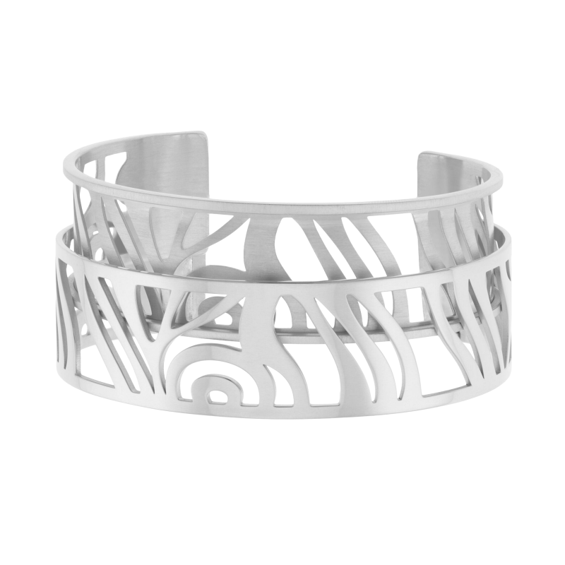 Bracelet jonc Méli Versa en acier, 20mm