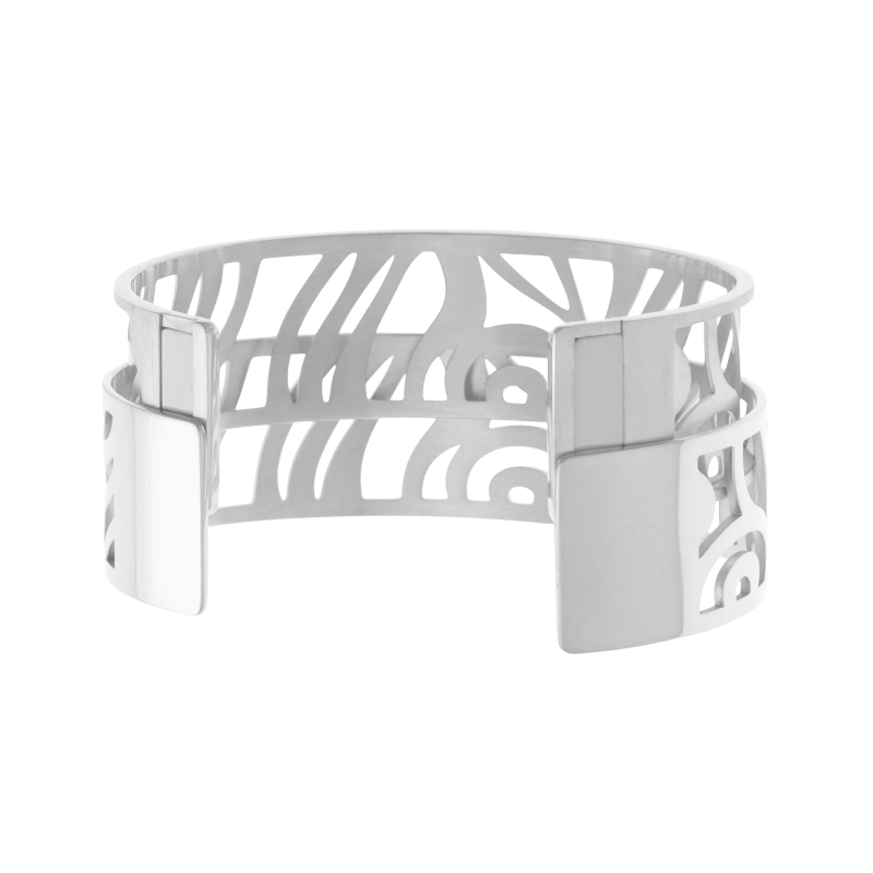 Bracelet jonc Méli Versa en acier, 20mm