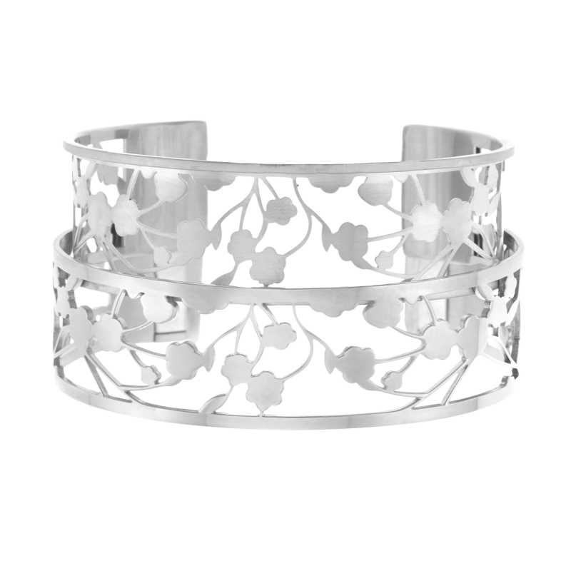 Bracelet jonc Méli Versa en acier, 20mm