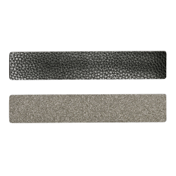 Simili cuir noir-pailleté pour bracelet jonc Méli Versa 30mm