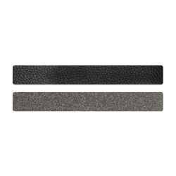 Simili cuir noir-pailleté pour bracelet jonc Méli Versa 20mm
