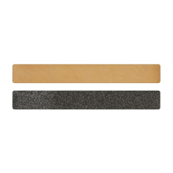Simili cuir marron-noir pailleté pour bracelet jonc Méli Versa 20mm
