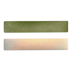 Simili cuir vert-doré pour bracelet jonc Méli Versa 30mm