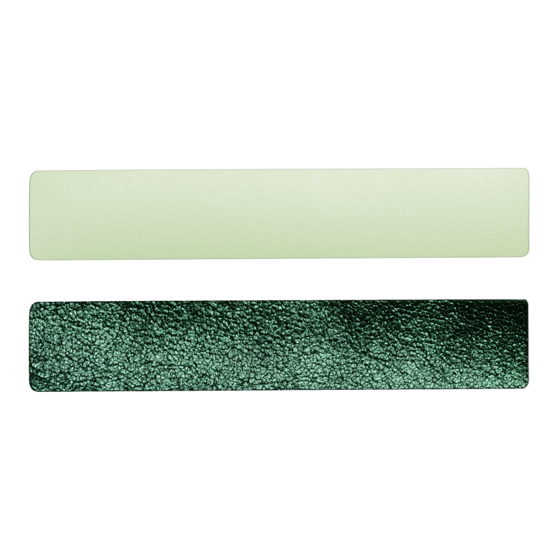 Simili cuir vert-pailleté pour bracelet jonc Méli Versa 30mm