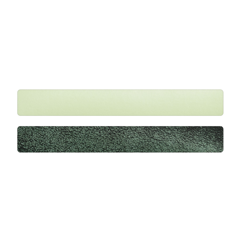 Simili cuir vert-pailleté pour bracelet jonc Méli Versa 20mm