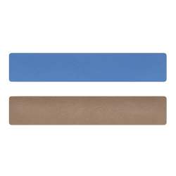 Simili cuir bleu-beige pour bracelet jonc Méli Versa 30mm