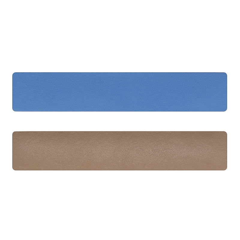 Simili cuir bleu-beige pour bracelet jonc Méli Versa 30mm