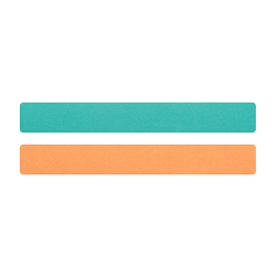Simili cuir turquoise-pêche pour bracelet jonc Méli Versa 20mm