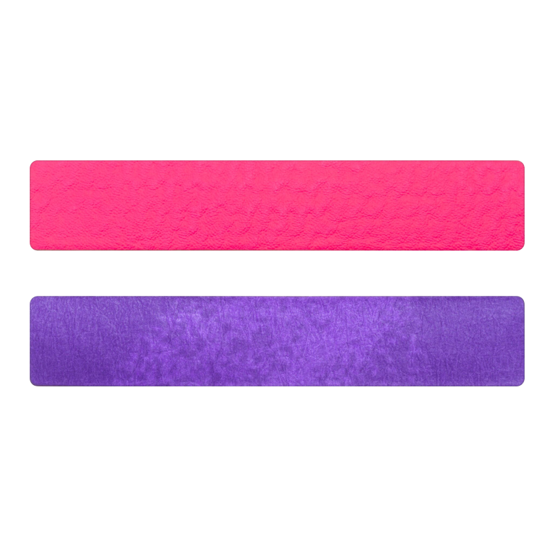 Simili cuir rose fluo-violet pour bracelet jonc Méli Versa 30mm