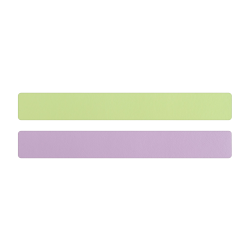 Simili cuir jaune acidulé-lilas pour bracelet jonc Méli Versa 20mm