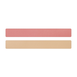 Simili cuir rose-nude pour bracelet jonc Méli Versa 20mm