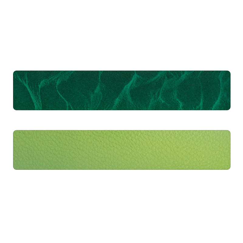 Simili cuir vert-vert pomme pour bracelet jonc Méli Versa 30mm