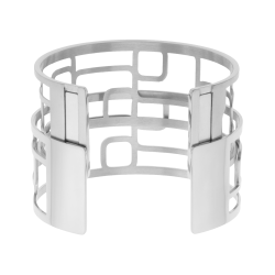Bracelet jonc Méli Versa en acier, 30mm