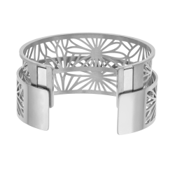 Bracelet jonc Méli Versa en acier, 20mm