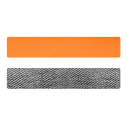 Simili cuir orange- denim pour bracelet Méli Versa, 30mm